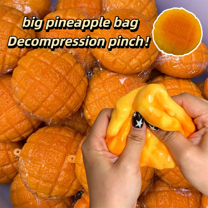 Simulation Pineapple Bag Squishy Pinch Slow Rebound Softness Asmr Sensory Compress Extrusion Ball Office Home Decor Perfect Gift