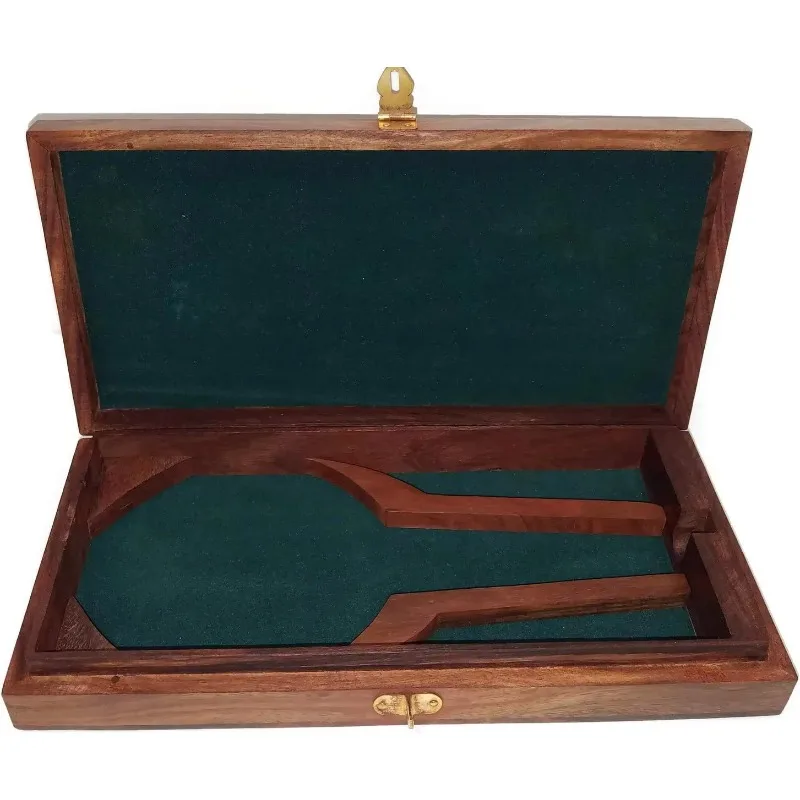 Modern Brass 10 Inch Durable Magnifying Glass with Storage Box Reading Lens Handheld Inspection Mirror Promotional Wholesale
