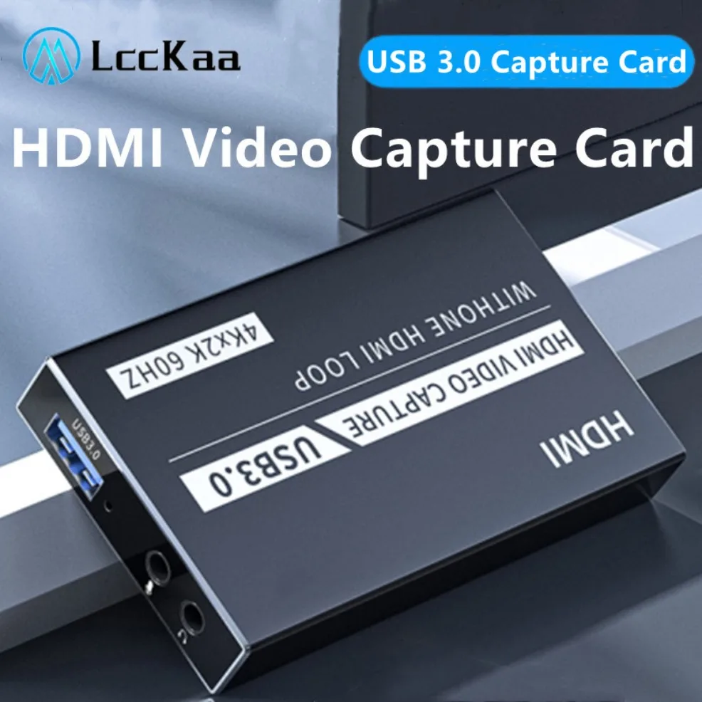 4K HDMI Video Capture Card USB3.0 1080P Game Grabber Dongle hdmi capture card for OBS Capturing Game Game Capture Card Live