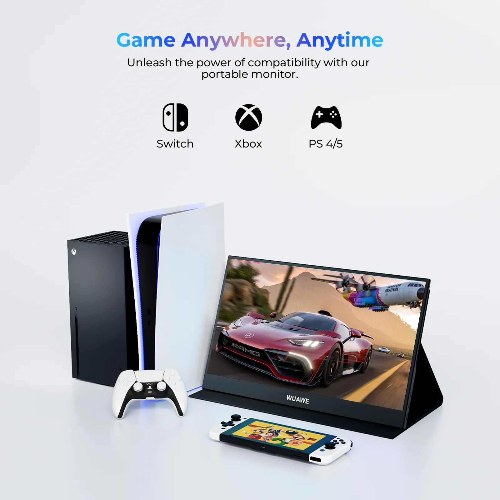 شاشة محمولة مقاس 15.6 بوصة، شاشة سفر USB-C HDTV مدمجة 1920x1080P لأجهزة الكمبيوتر المحمولة، شاشة كمبيوتر ثانوية خارجية مع H