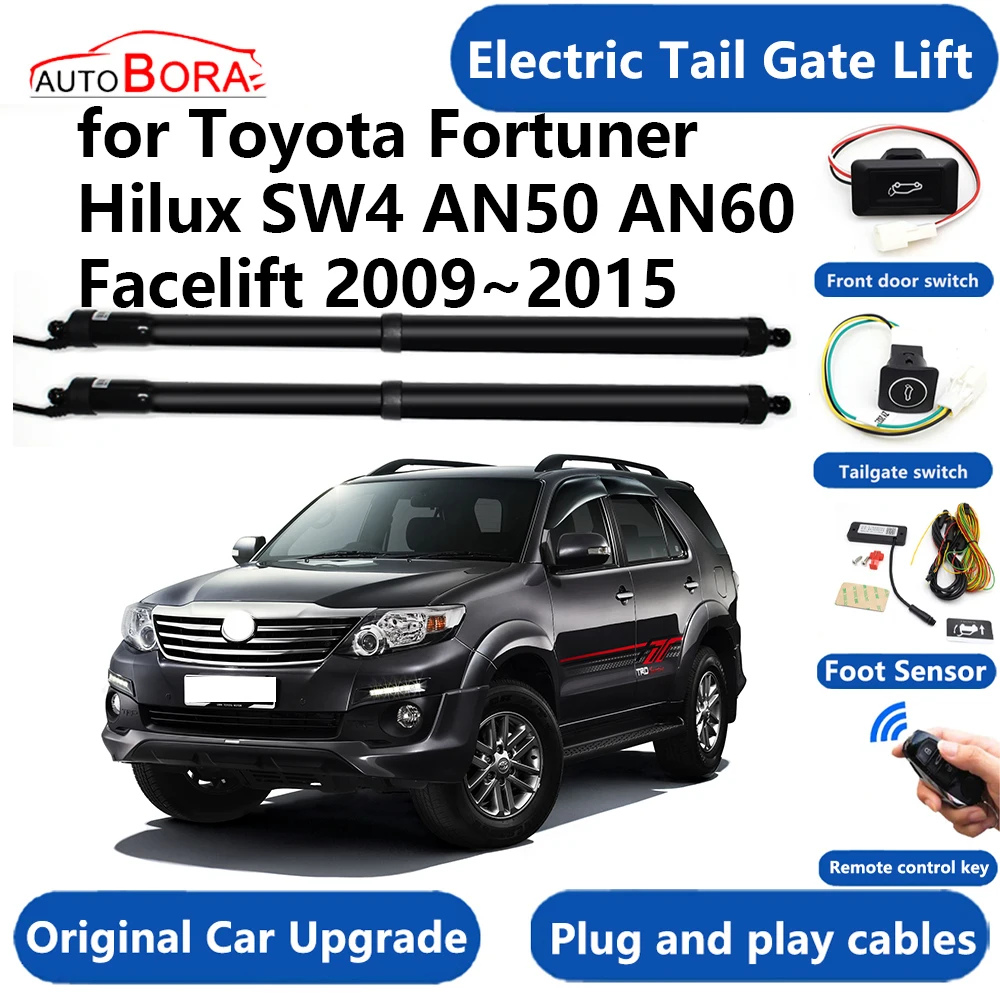 

Car Electric Tail Gate Lift System Power Liftgate Automatic Tailgate Opener for Toyota Fortuner Hilux SW4 AN50 AN60 Facelift