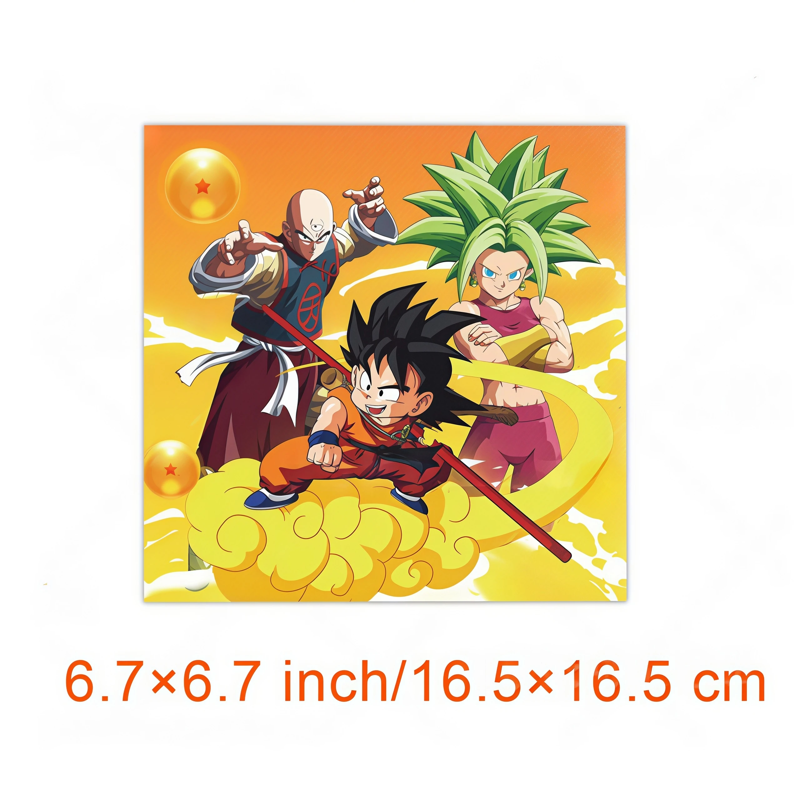 Dragon Ball Geburtstagsparty-Zubehör Son Goku Luftballons Pappbecher Teller Schlüsselanhänger Armbänder Jungen Party-Favoriten Geburtstagsdekoration – Detail 15