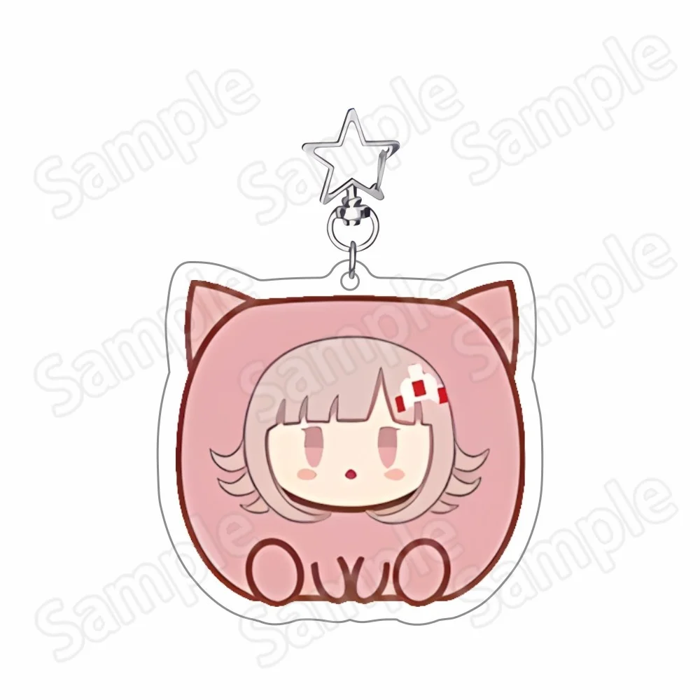 Danganronpa Kemokyubu Q Version 6cm Acrylic Keychain Nagito Komaeda Kokichi Oma Chiaki Nanami  Bag Pendant Collectible Fan Gift
