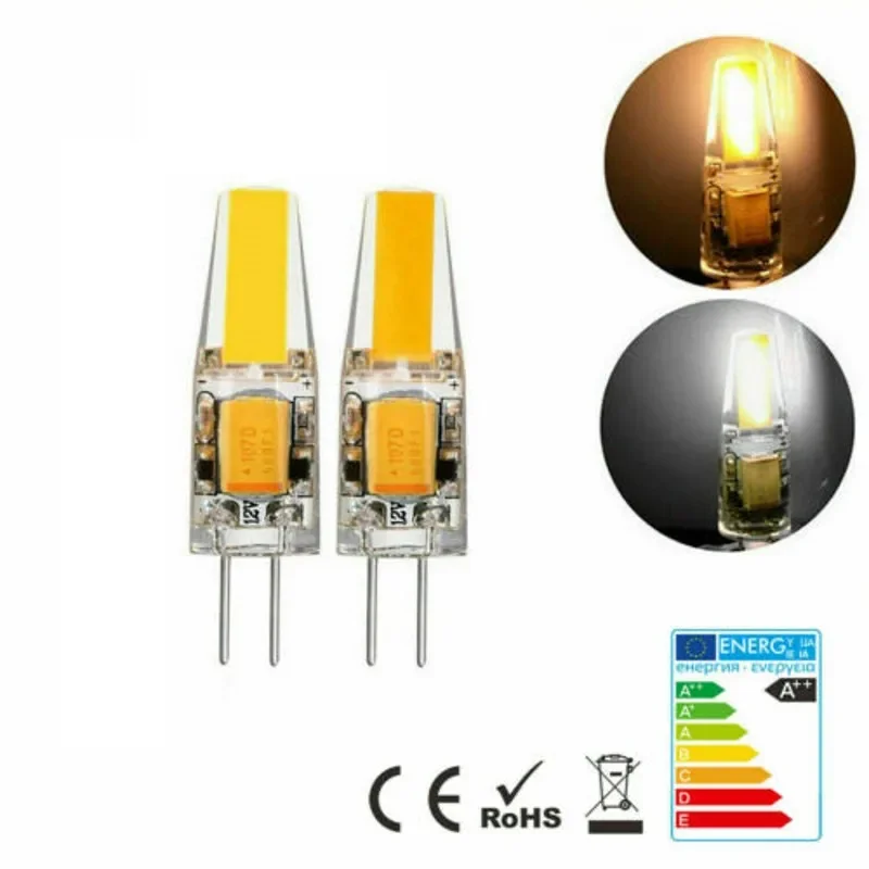 10/20Pcs Dimmable Mini G4 LED COB Lamp Bulb AC DC 12V 220V Candle Lights Replace 30W 40W Halogen For Chandelier Spotlight