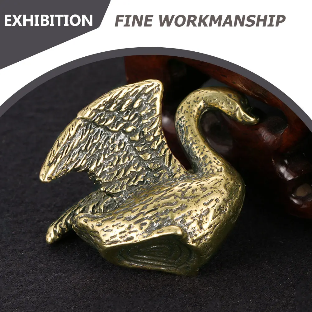 

Decoration Brass Swan Ornaments Figurines Solid Decorative Home Modern Style Boho Office