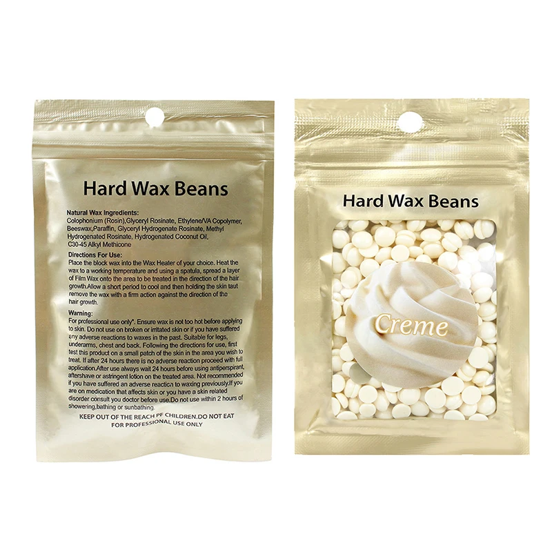 Lilin Pencabut Bulu Beans แบบแข็งฟิล์ม Wax Bean ลูกปัดขี้ผึ้งร้อนฟิล์ม Depilatory Skin Care Depilatory Wax Body เครื่องมือความงาม