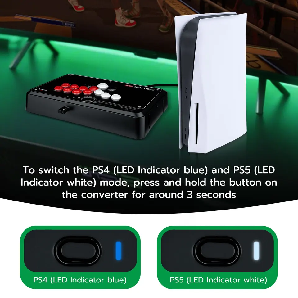 Mayflash MagicBoots-S5 FPS Adapter Arcade Joystick Converter for