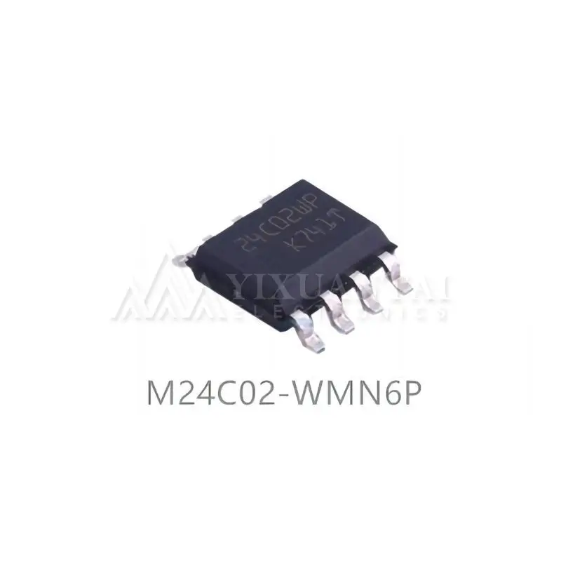 10pcs/Lot M24C02-WMN6P Marking 24C02WP  IC EEPROM 2KBIT I2C 400KHZ 8SOIC  New