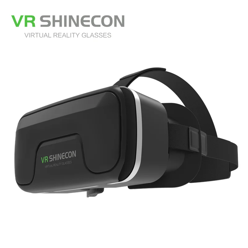 VR Shinecon new set 7-inch smartphone 3D video VR movie game headset 42mm anti distortion lens VR glasses