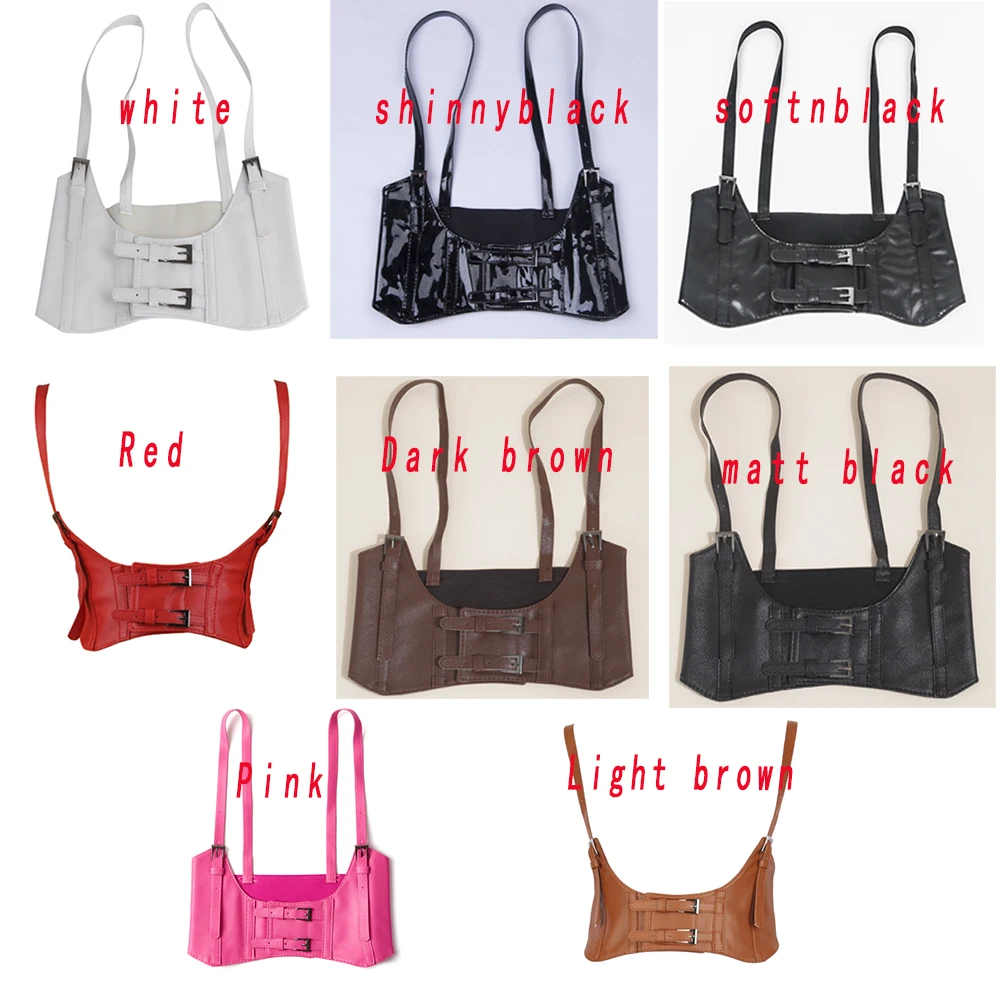 متعددة الألوان كبيرة الحجم الإناث الخصر مشد تحت الصدر القوطية تسخير حزام المطاط حزام مطاط Cummerbund للنساء سيدة