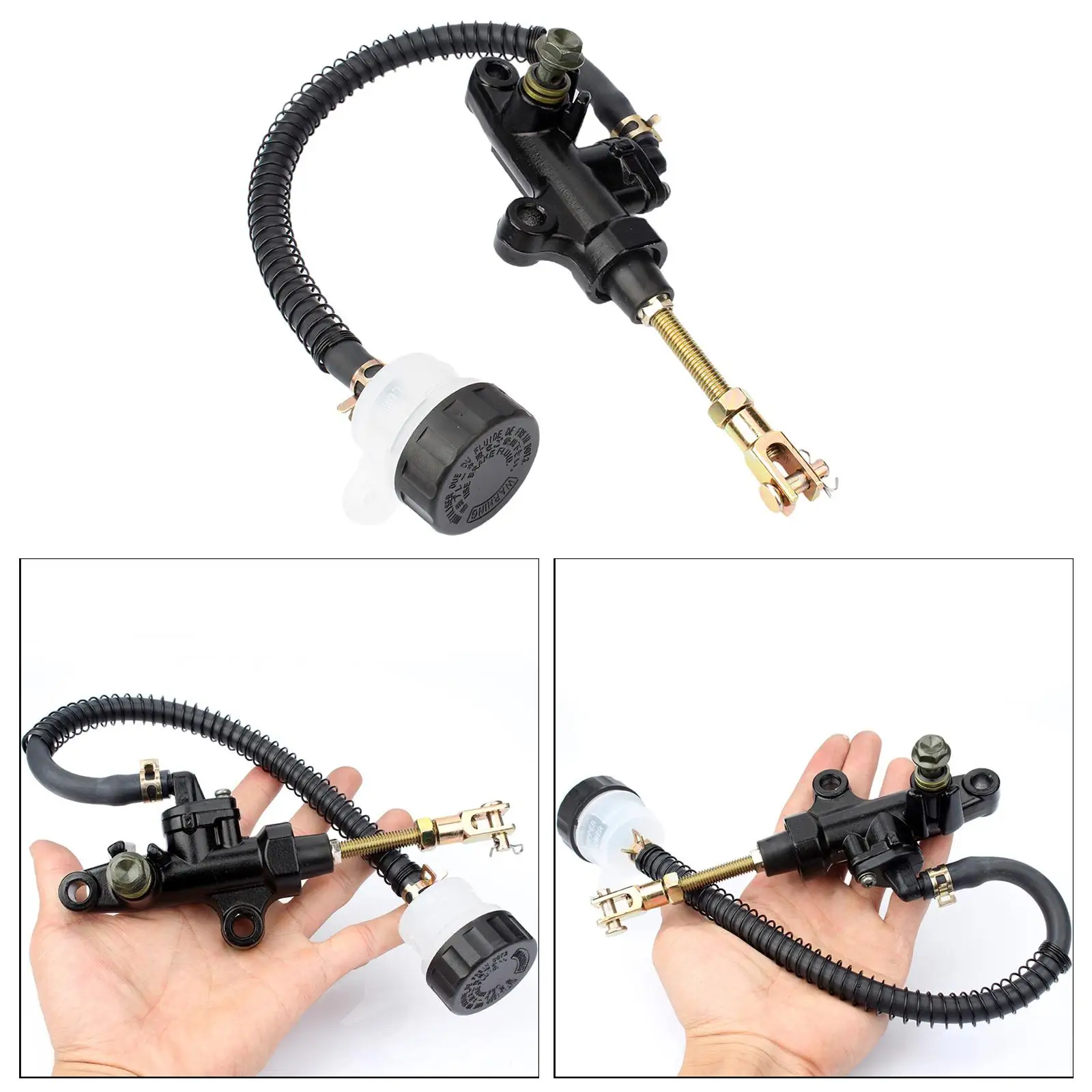 

Hydraulic Rear Brake Pump Aluminum Master Cylinder for Yamaha Warrior 350 Offroad Suspension Parts