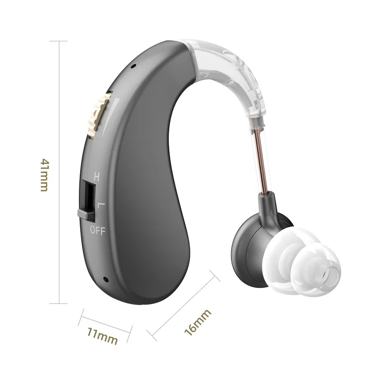 Enlarged hearing health earphones enhance ear sound protection for the elderly with hearing loss and tinnitus For Hearing Aid