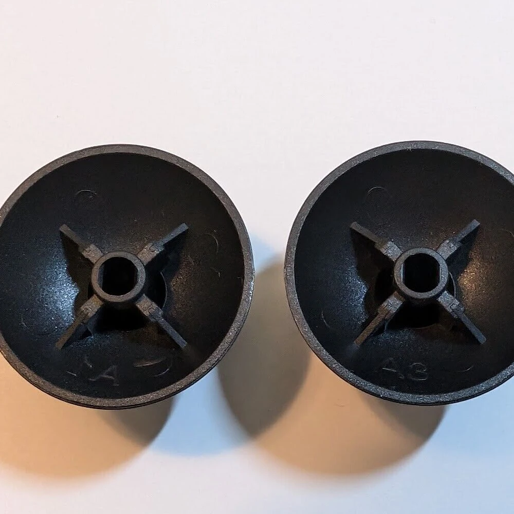 2 uds palanca de pulgar analógica empuñaduras de Joysticks tapa de agarre reemplazo para Xbox 360 piezas de controlador de juego controlador de Gamepad