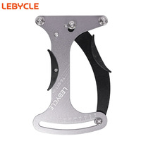 LEBYCLE CNC Bicycle Spoke Tension Meter Wheel Builders Tensioner Tool Spoke Wrench Checker Indicator Accurate Stable Tool
