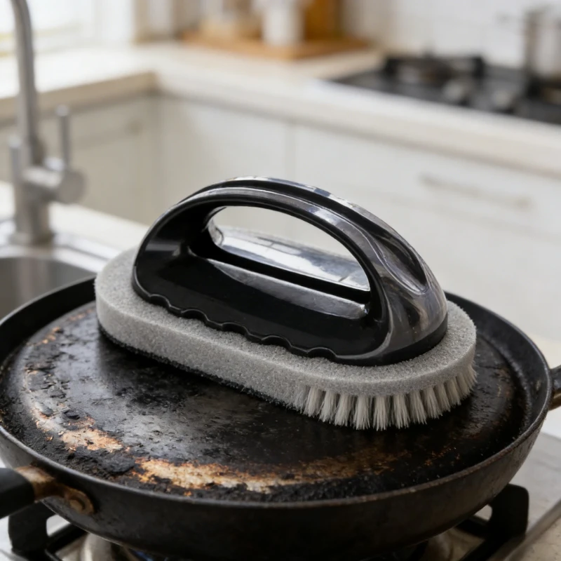 Cepillo de Esponja Creativo para Eliminar Óxido, Apto para Productos de Limpieza Multiusos como Cocinas, Baños, Bañeras, etc.