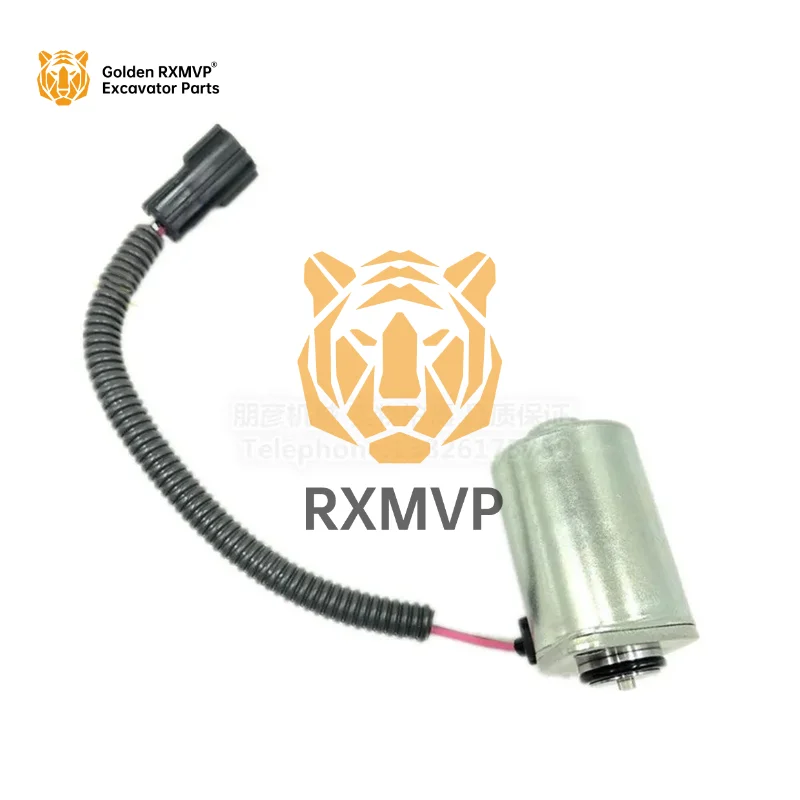 Excavator Parts For Kobelco SK55 60 65 70 75SR-8 135SR Hydraulic Pump Pilot Safety Lock Walking Proportional Solenoid Valve