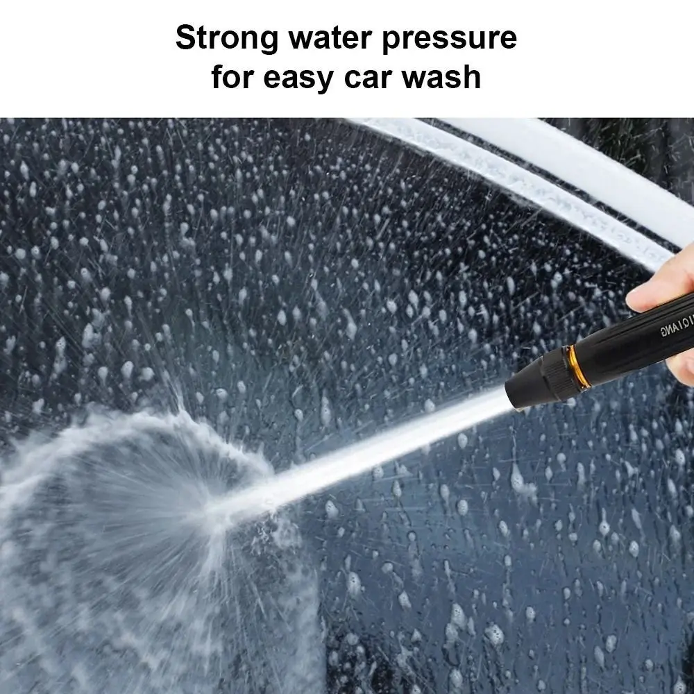 Portable Adjustable High-Pressure Sprinkler Multi-function Manual Water Spray Sprinkler Hose Nozzle Car Wash