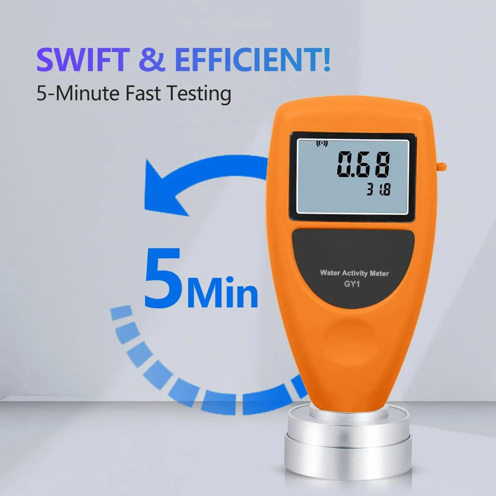 Digital Water Activity Meter Food Water Activity Tester Precision 0aw~1.0aw Optional Bluetooth Food Grain Water Activity Meter view 5