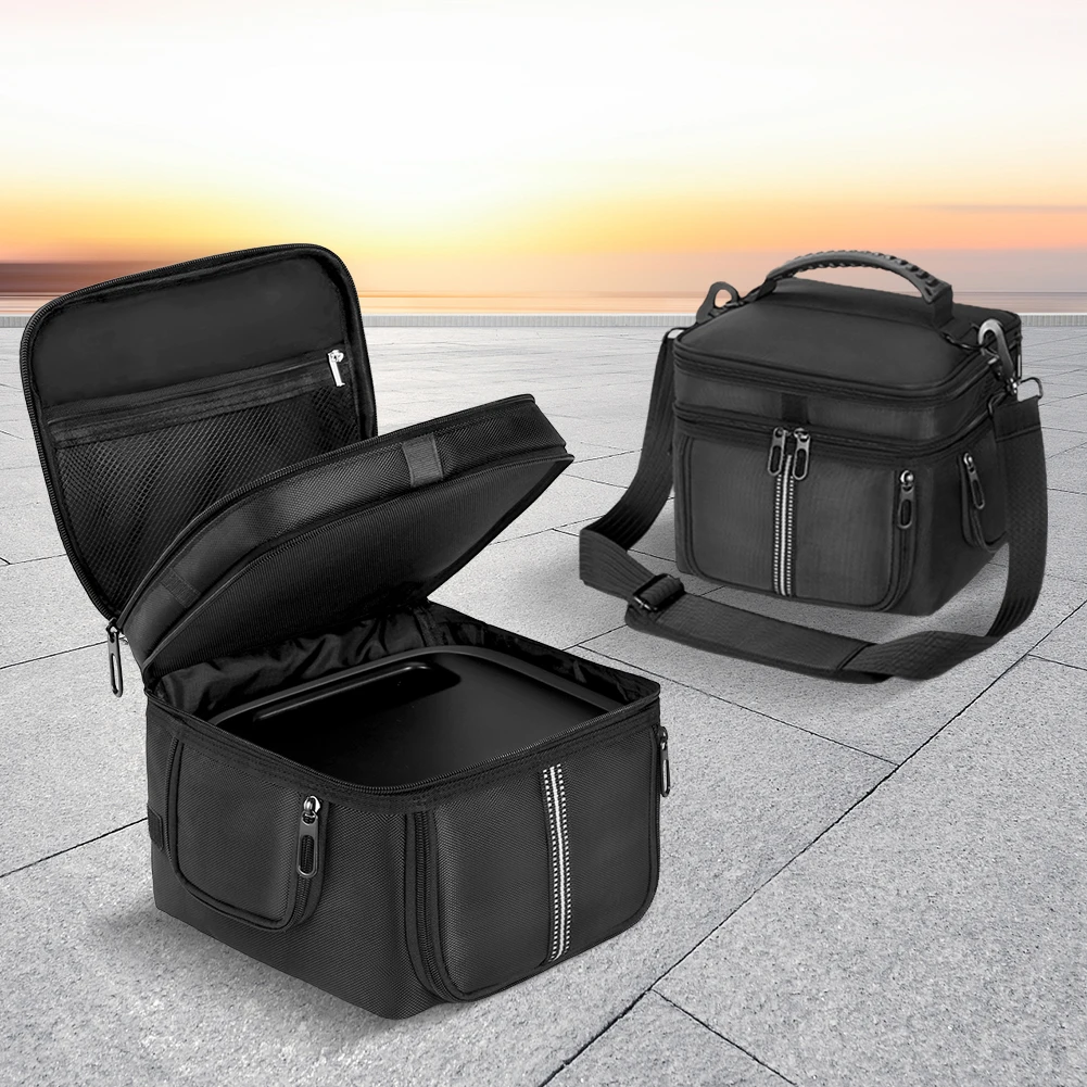 Carrying Case Portable Power Station Bag Waterproof Anti-drop Multiple Pockets for Ecoflow Portable Power Station River 3/3 Plus