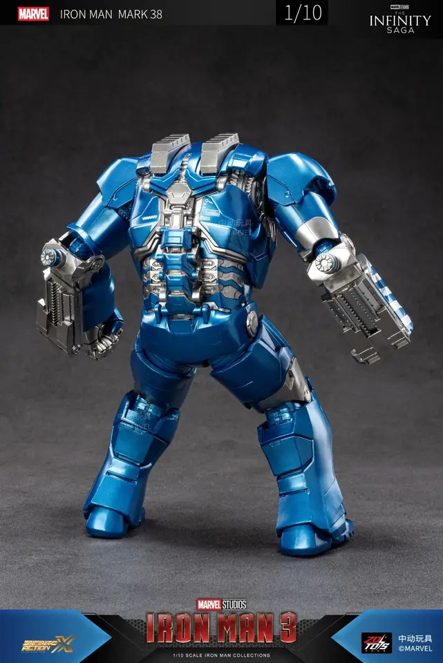 ZD Toys Marvel Avengers Iron Man MK38 Igor MK37 Hammerhead MK12