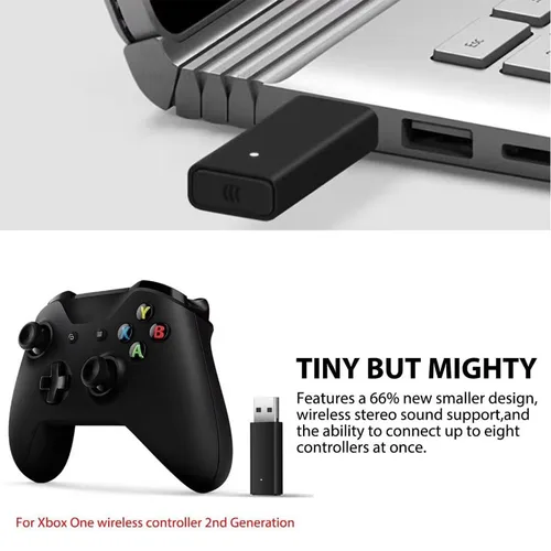 Imagen 2 del producto Para Xbox One Adaptador inalámbrico Receptor USB para Xbox One 2do para Xbox One 1a para Windows 10 Sistema PC Laptops 2.a generación