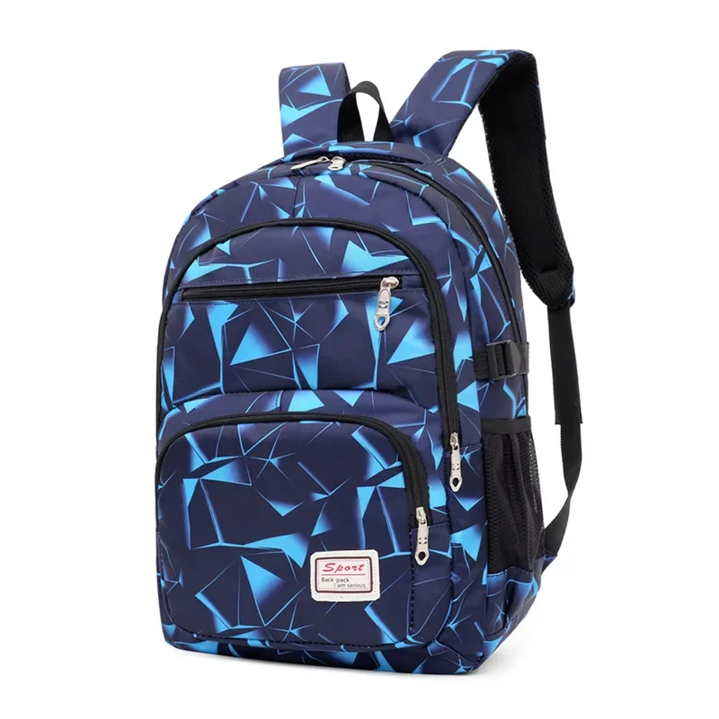 Tas Ransel Satu Bahu Wanita Pria, Tas Travel Besar Pelajar, Tas Sekolah Pria, Mochila 3pcs/set, Tas SMA