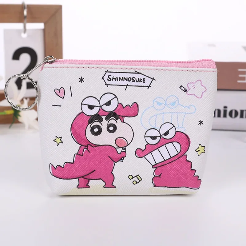 3 zufällig ausgewählte neue Crayon Shin-chan Cartoon-Taschen, Geldbörsen, einfache Brieftaschen für Männer und Frauen, Studenten, schnelle Lieferung – Detail 10