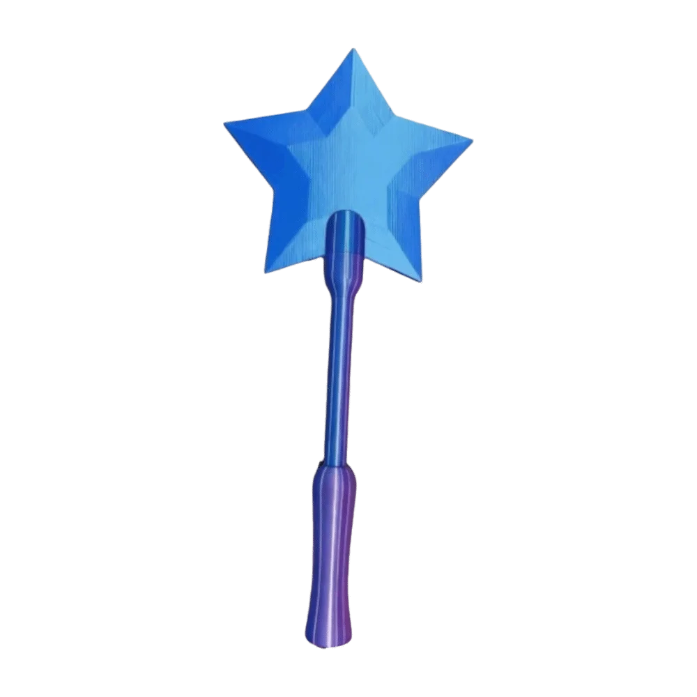 3D Printed Credit Card Wand Retractable Design Snug Card Holder Contactless Payment Holder Concealed Slot Star Shape
