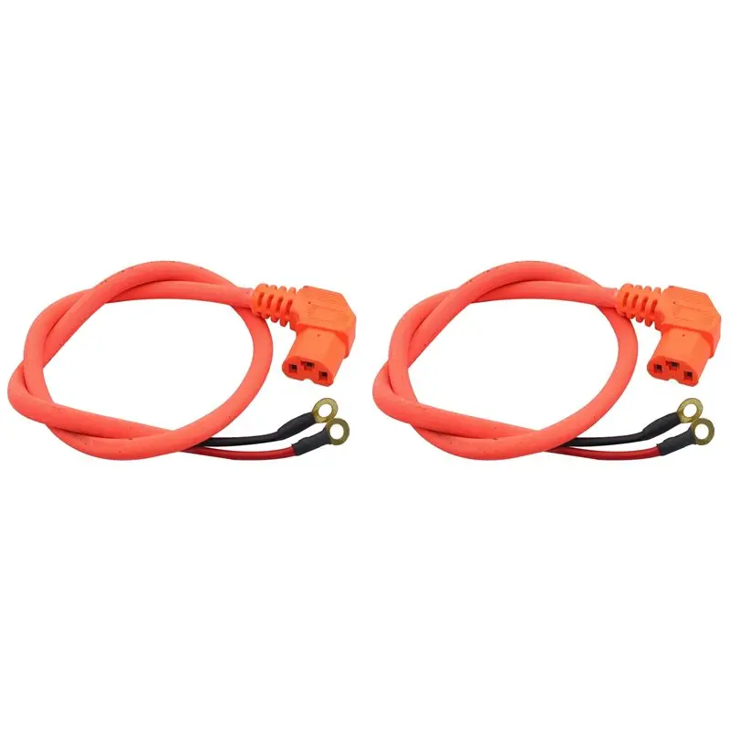 FULL-2X For Citycoco Power Adapter Connector Cable Charging Socket Lengthened Elbow Cable For Citycoco,A