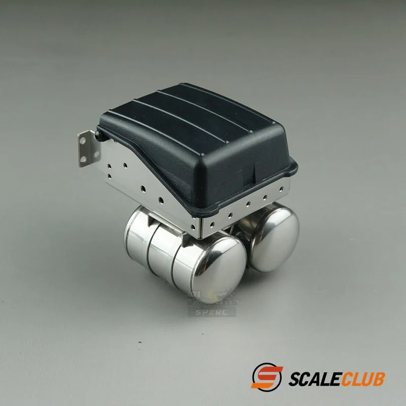 Modèle Scaleclub pour Benz, boîte de batterie de simulation, gaz, métal précieux, mise à niveau pour Tamiya Lesu, camion RC, remorque benne basculante, 3363, 1851