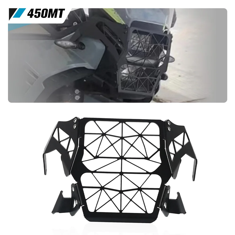 FOR CFMOTO CF MOTO 450 MT 450MT 2024 2025 2026 Motorcycle Part headlight Guard Protector Bumper Decorative Block Rear Heel Guard