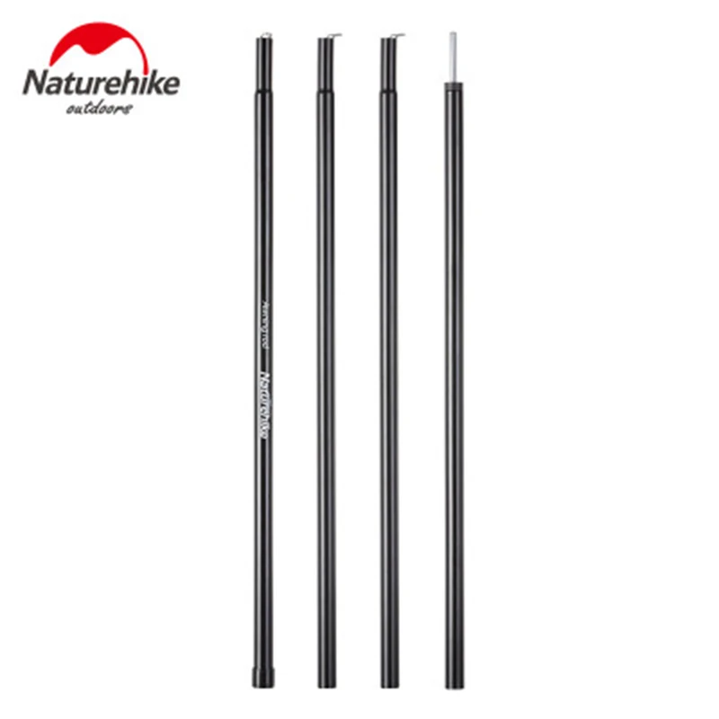 Naturehike 2-2.4 متر خيمة المظلة أقطاب للطي أنبوب حديد مجلفن المظلة القطب دعم القطب المأوى التخييم في الهواء الطلق اكسسوارات