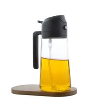 2in1 inverted oil spray oil sprayer 500ml olive oil Dispenser Oil Jar Cruet BBQ Kitchen Baking Roasting Picnic Kitchen Tool