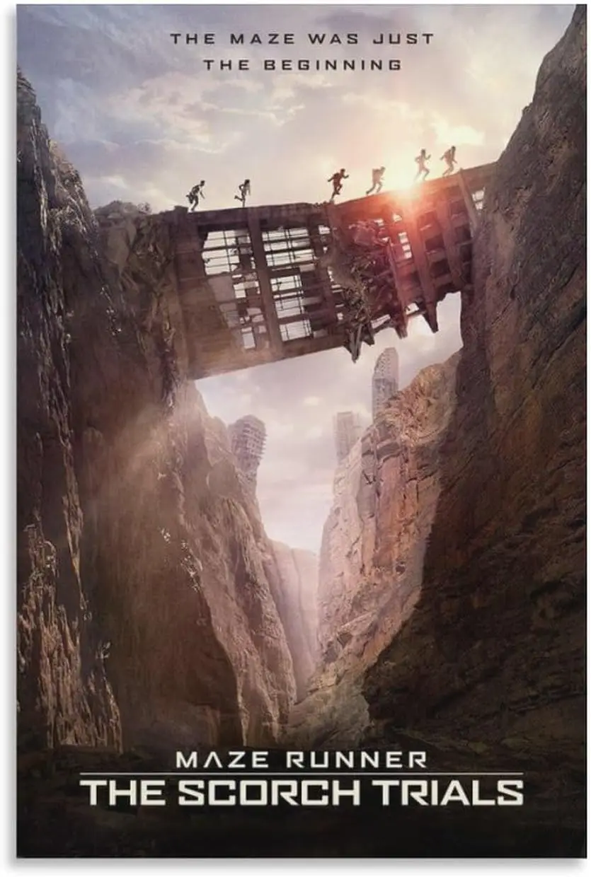 المتاهة عداء العقارب المحاكمات الفيلم المشارك الخيال العلمي الرعب ملصق فني (3) قماش جدار الفن يطبع ملصق الهدايا صور الصورة