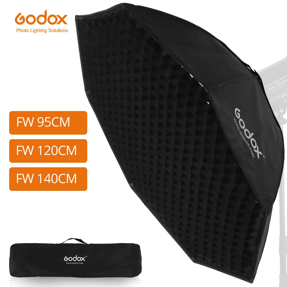 Godox 95cm, 120cm, 140cm – Idealny softbox z siatką miodową do studia fotograficznego:评测 i praktyczne zastosowanie