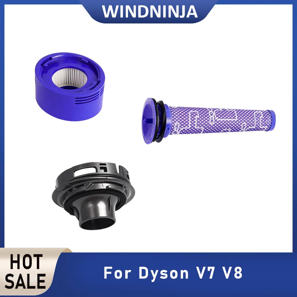 Motor Back Cover Filter HEPA Kit For Dyson V7 V8 Cordless Vacuum Cleaner Spare Parts Accessories Replacement