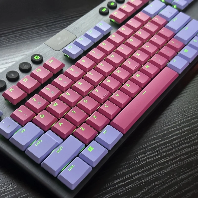 Custom 1 Set PBT PC Backlit Keycap for Logitech G813 G815 G913 G915 TKL VALORANT CSGO with ISO Enter 1.25U Shift Gift