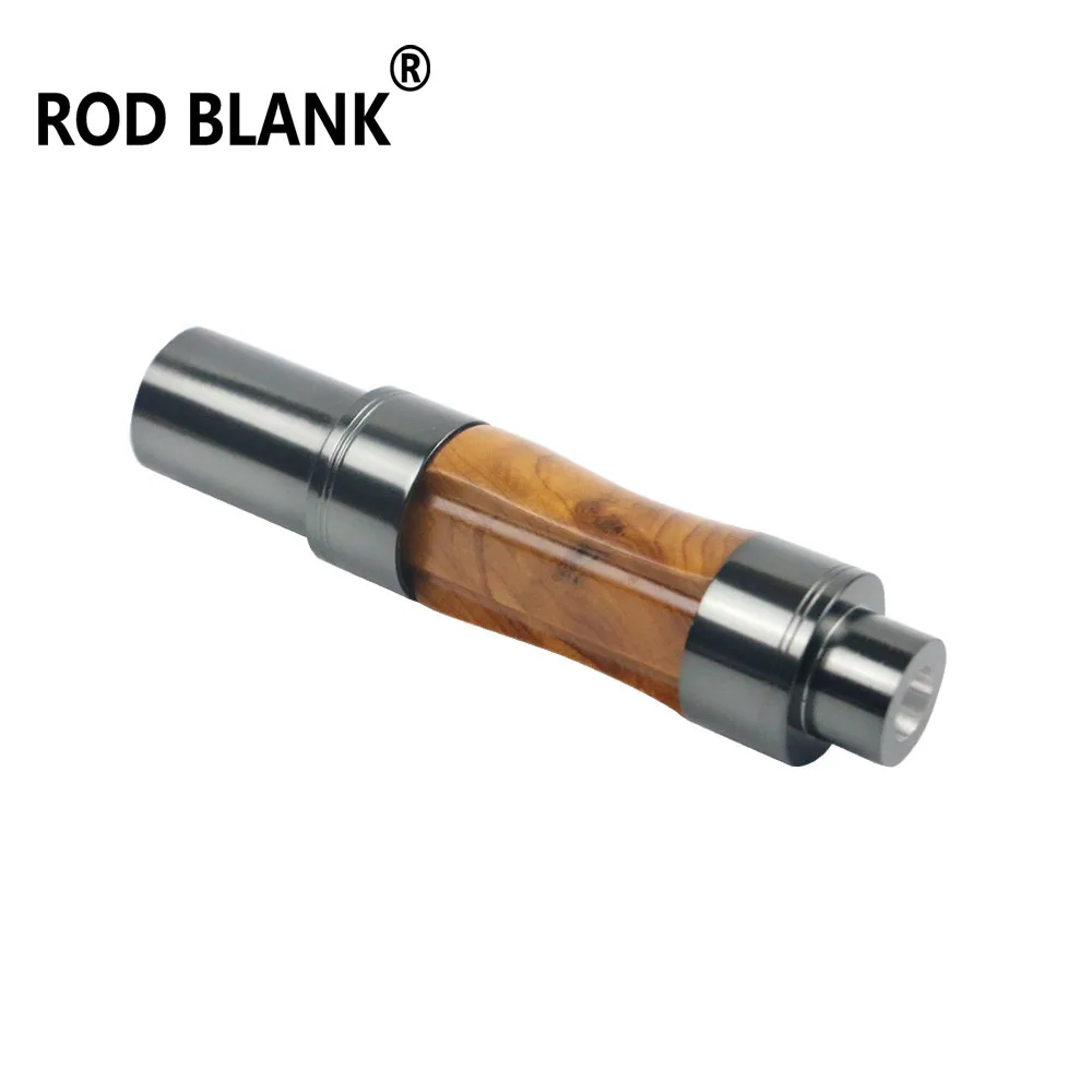 Rod Blank Spinning Fishing Rod Wood Reel Seat Solid Reel Seat Fishing Rod Building Component Pole Repair Accessories