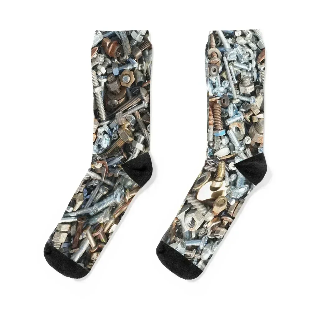 

Nuts And Bolts With Nuts And Bolts Socks moving stockings winter Sports gym Socks Women Men's