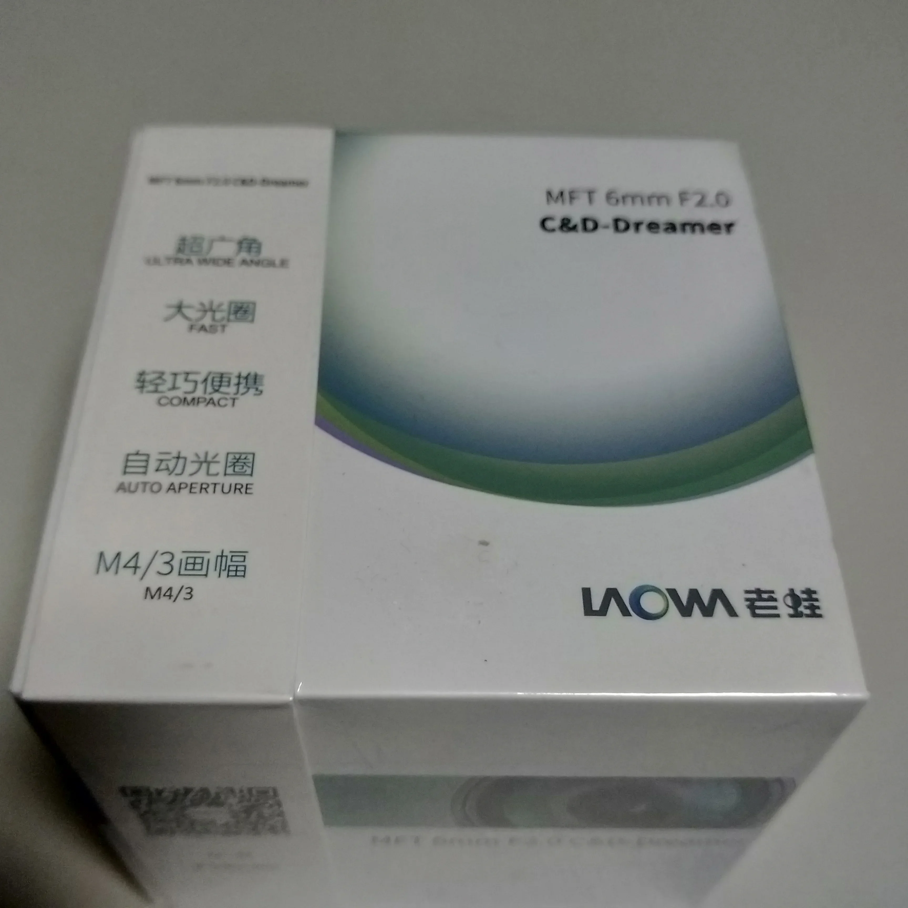 Venus Optics Laowa MFT 6mm F2.0 Zero-D Lens C-Dreamer زاوية واسعة للغاية تركيز ثابت فتحة تلقائية لتركيب Micro 4/3 MFT M43