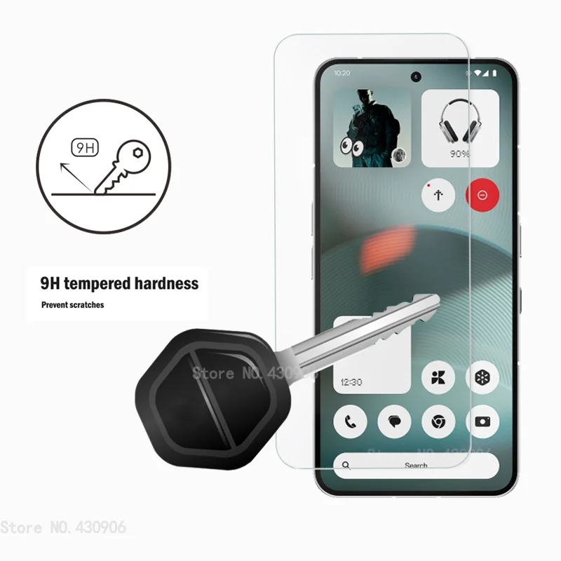 Dla Nothing Phone 3 Osłona ekranu Pokrycie ekranu Wysokiej jakości przezroczysta folia ze szkła hartowanego 2.5D 9H