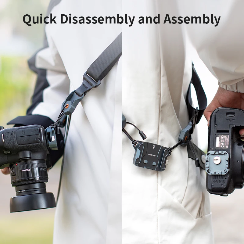 XILETU Quick Release Shoulder Strap Base Camera Sling Quick Disconnect Adapter for Fast Release Plate with Fujifilm Canon Sony