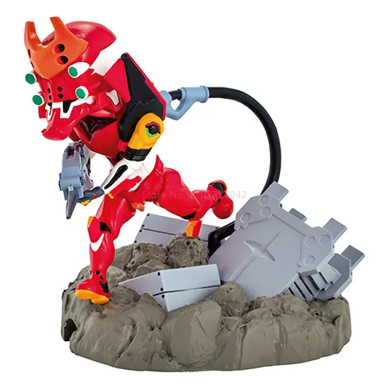 إعادة النعناع أنيمي إيفا أيانامي ري Asuka Q-النسخة Kawaii بولي كلوريد الفينيل عمل نموذج لجسم تمثال زخارف مكتب تحصيل لعبة هدية #6