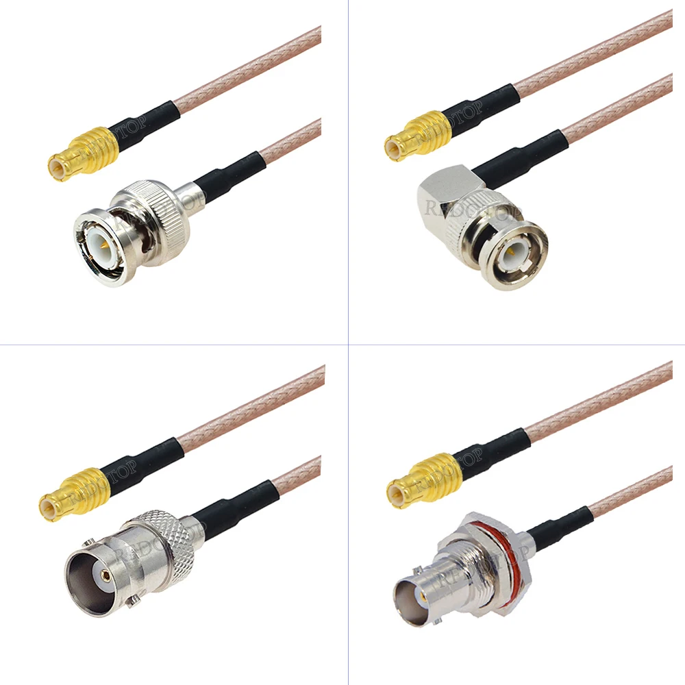 RG-316 BNC Male/Female to MCX Male Straight Connector 50 Ohm RG316 RF Coaxial Cable Extension Cable Coaxial Jumper Cord 10cm-5m