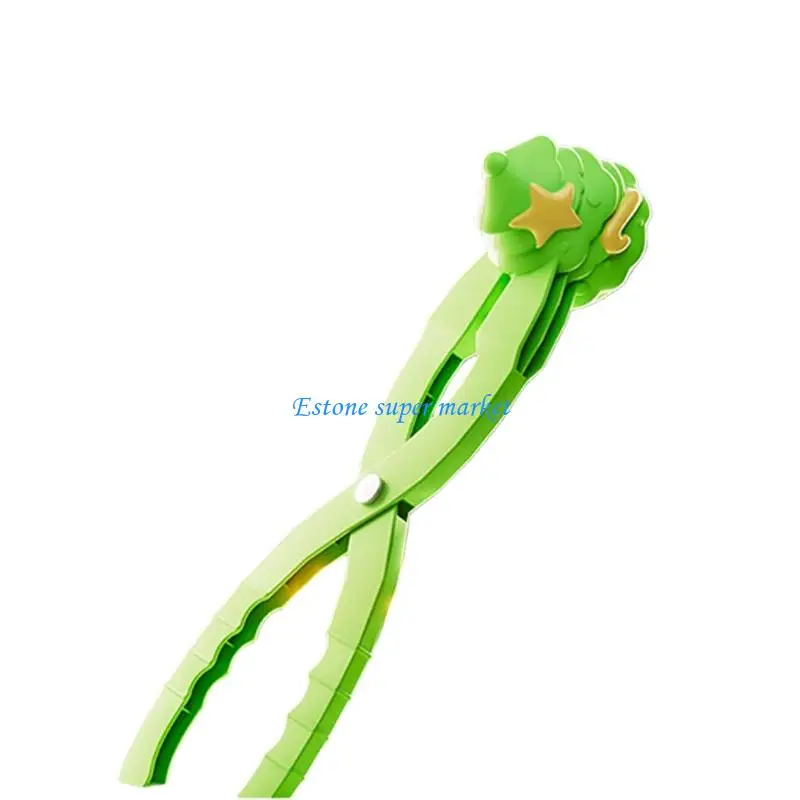 

090B Cartoon Snow Ball Maker for Outdoor Snow Fight Snow Ball Moulding Tool Easy Tongs Clamp for Snow Sand Activity