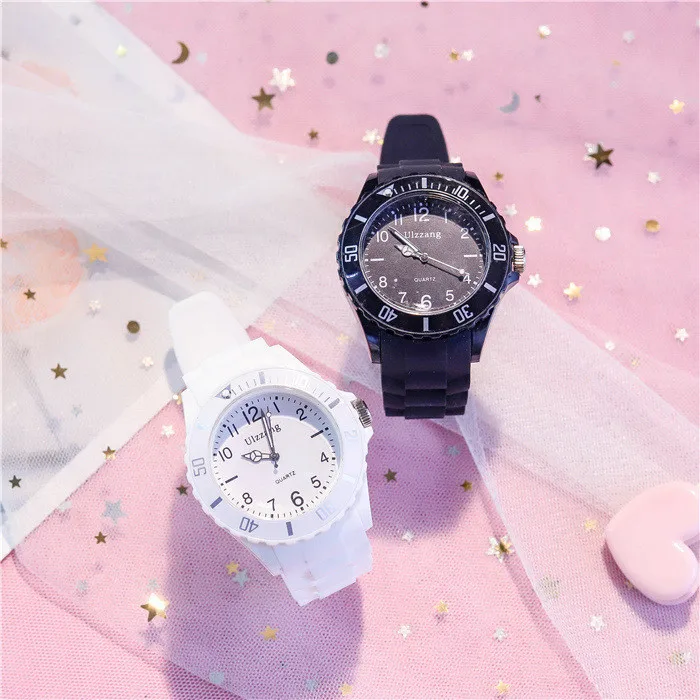 Kegllect Kids Life Waterproof Quartz Watch Children Silicone Strap Round Dial Candy Colour Watches Jam Tangan Budak Kanak