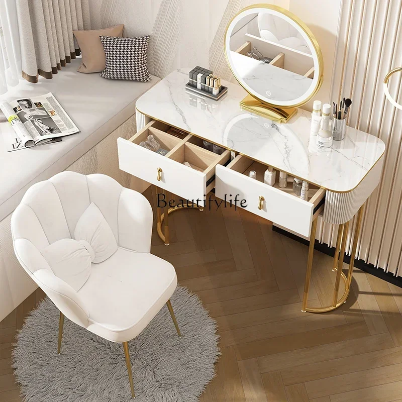 

LDresser bedroom modern simple storage cabinet integrated Nordic light luxury makeup table
