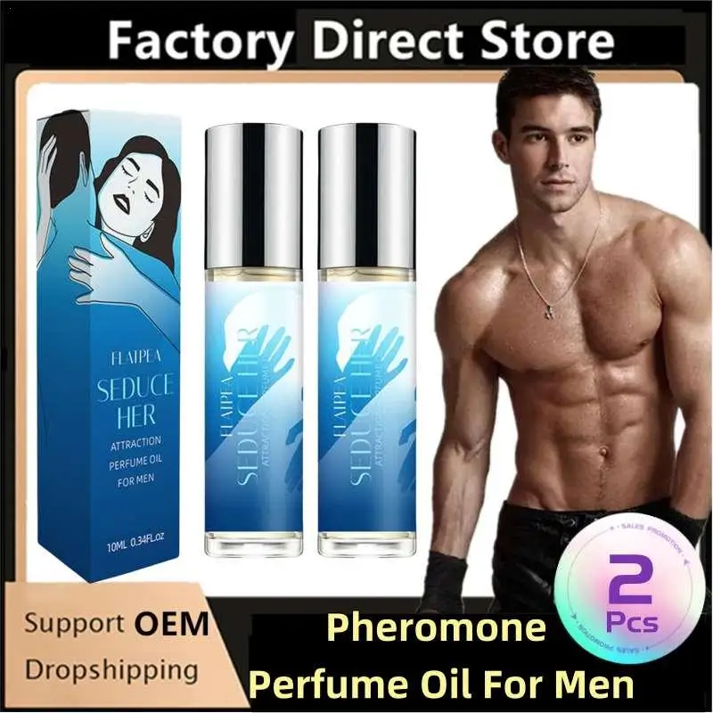 

2Pcs 10ml Pheromone Perfume Pheromone For Men And Women Long Acting Perfume Oil Body Essential Oil Perfume Elastic Oil