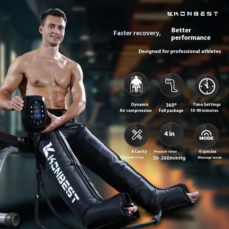 

Система воздушной компрессионной терапии для восстановления ног, оптовая продажа, заводское оборудование для фитнеса с прямым восстановлением ног