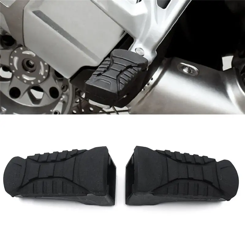AEA6-Motorcycle Footpegs Plate Footrest Rubber Pad Cover For BMW R1200GS ADV 2014-2019 LC 2013-2019 R1250GS